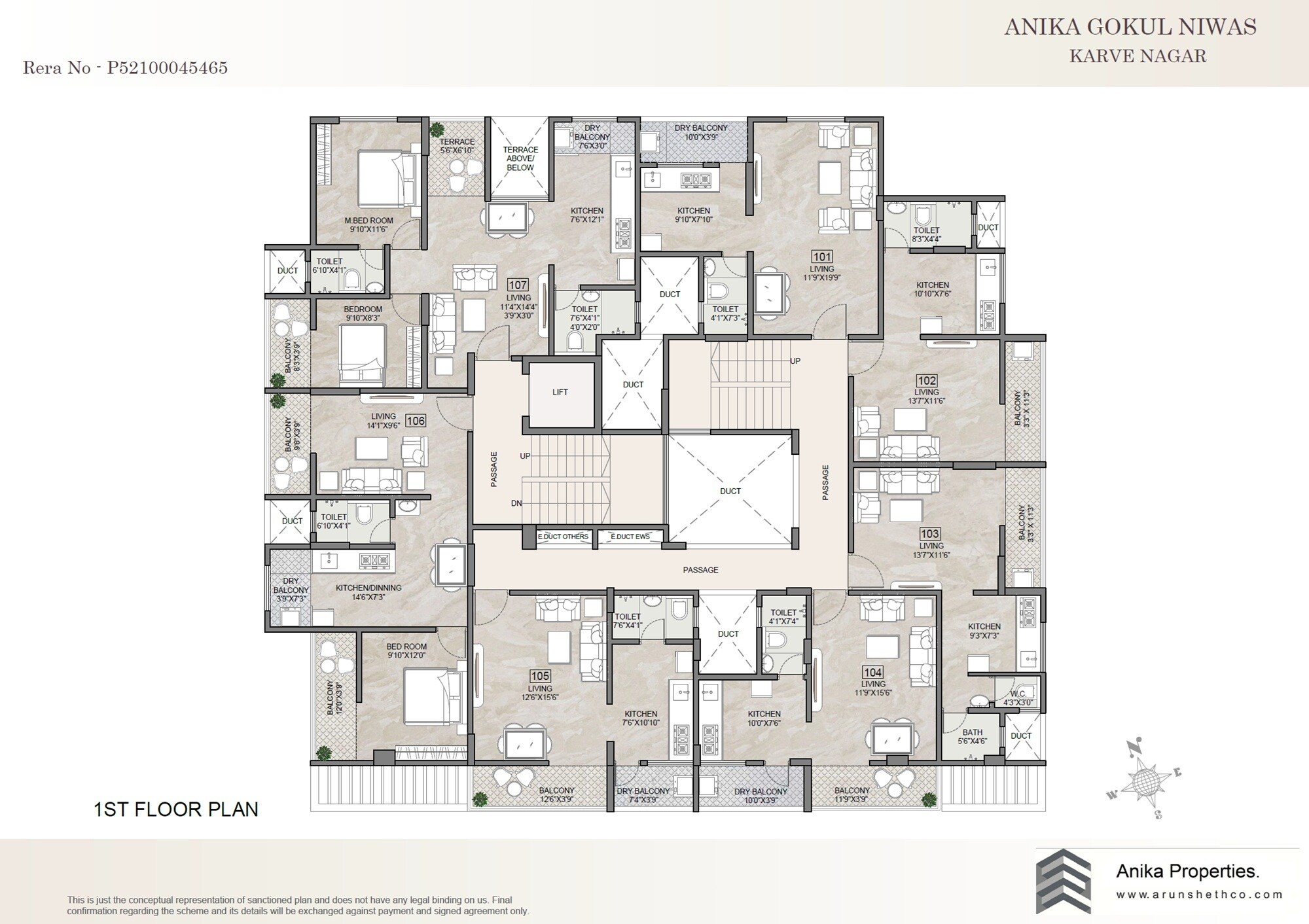 Anika Gokul Niwas Floor Plans