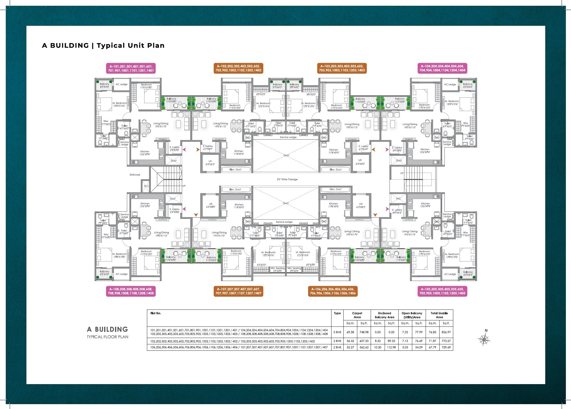 AR Mirador Floor Plans 1
