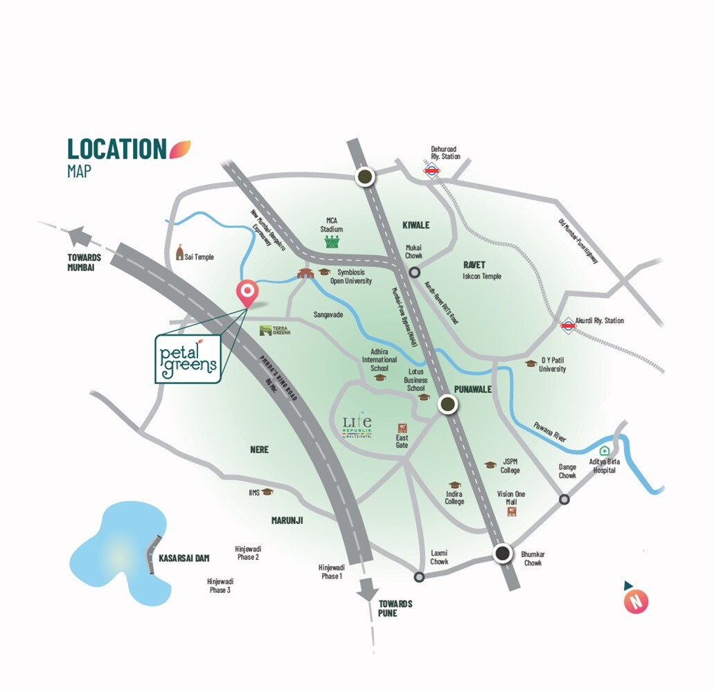 AR Petal Greens Location Image