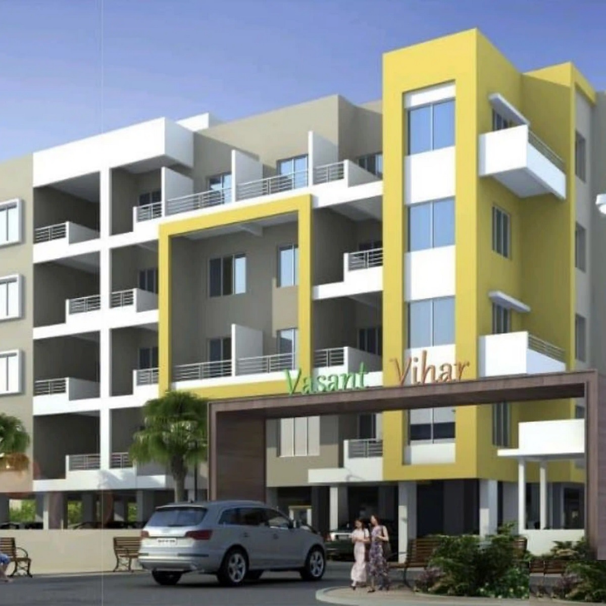 AR Vasant Vihar Apartment Exteriors