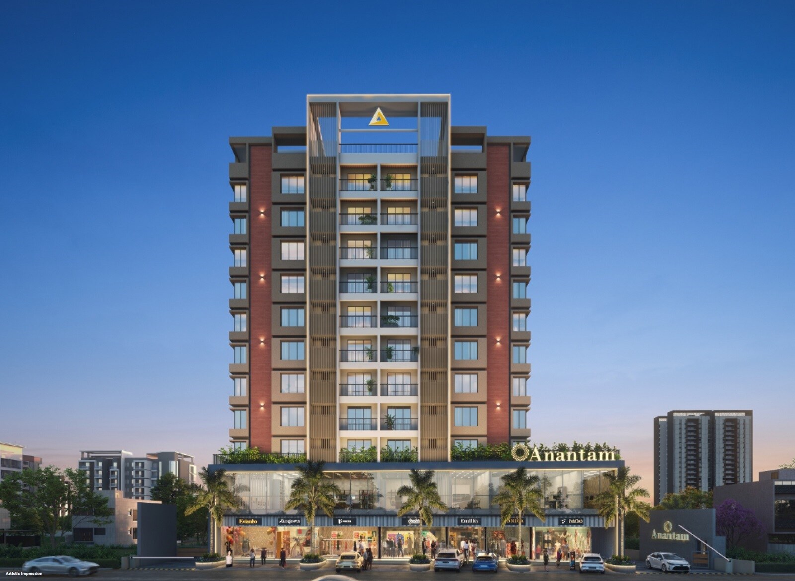 Arham Anantam Apartment Exteriors 1