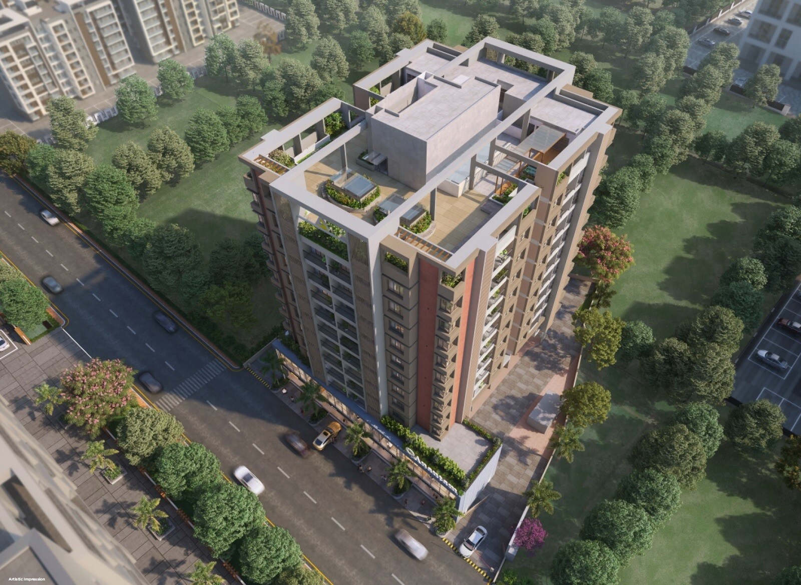 Arham Anantam Tower View