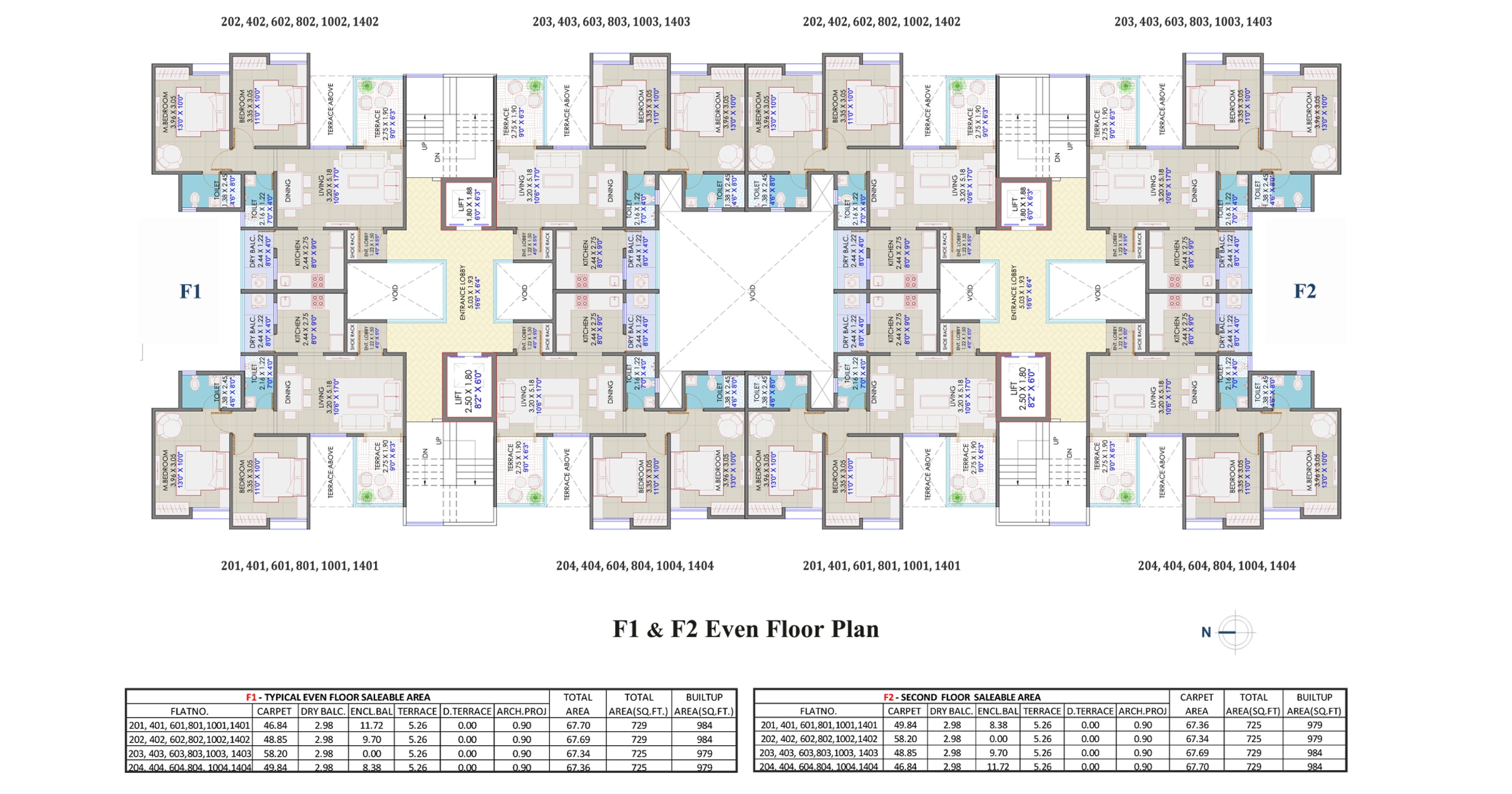 Arihant Samarth Nagar Floor Plans