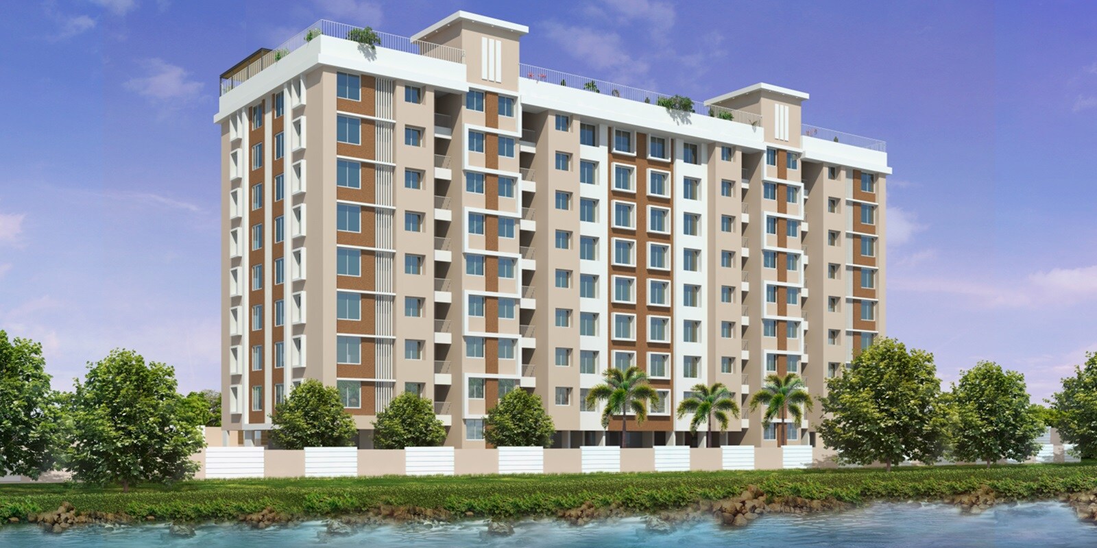 ARP River Crest residential project in Bhugaon