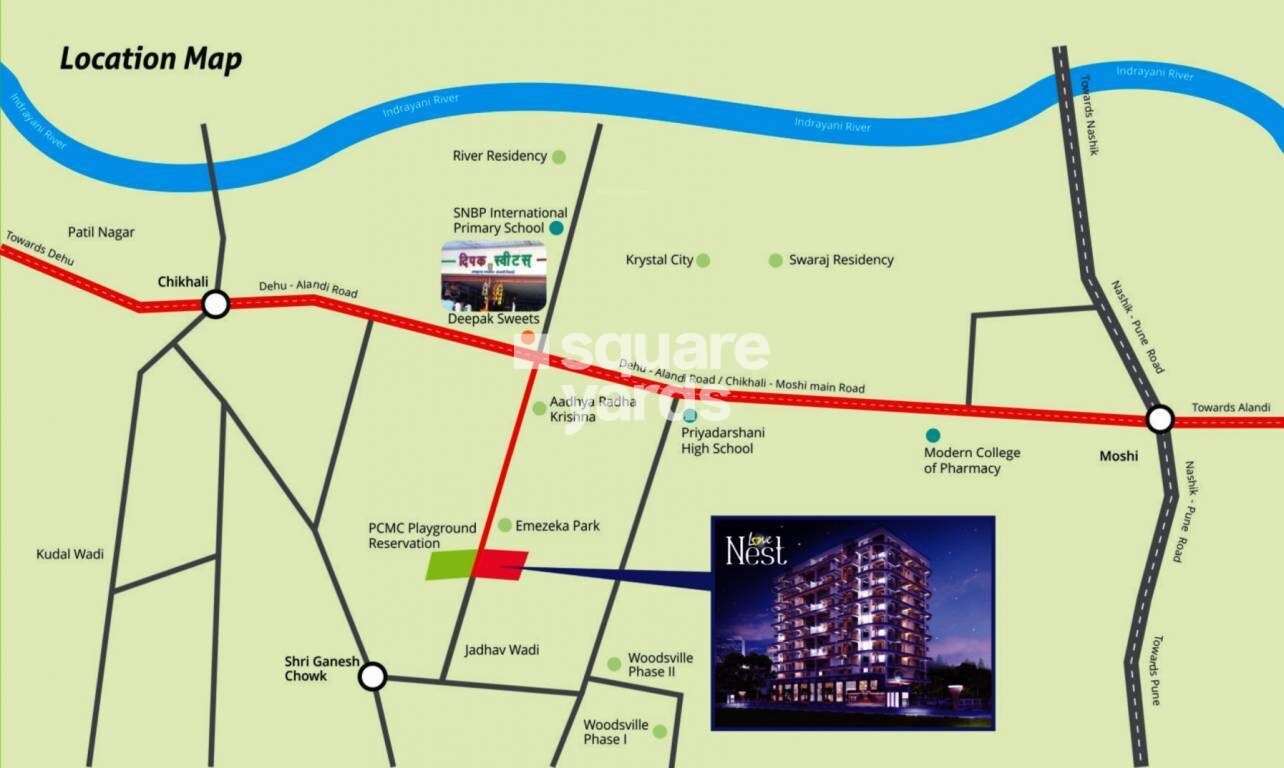 Arrow Love Nest Location Image