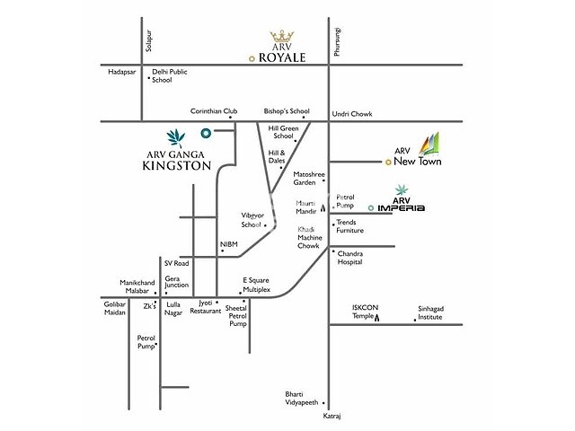 ARV Ganga Kingston Location Image