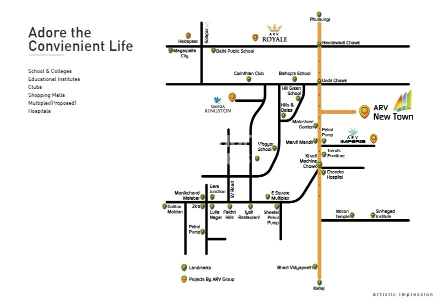 ARV New Town Location Image