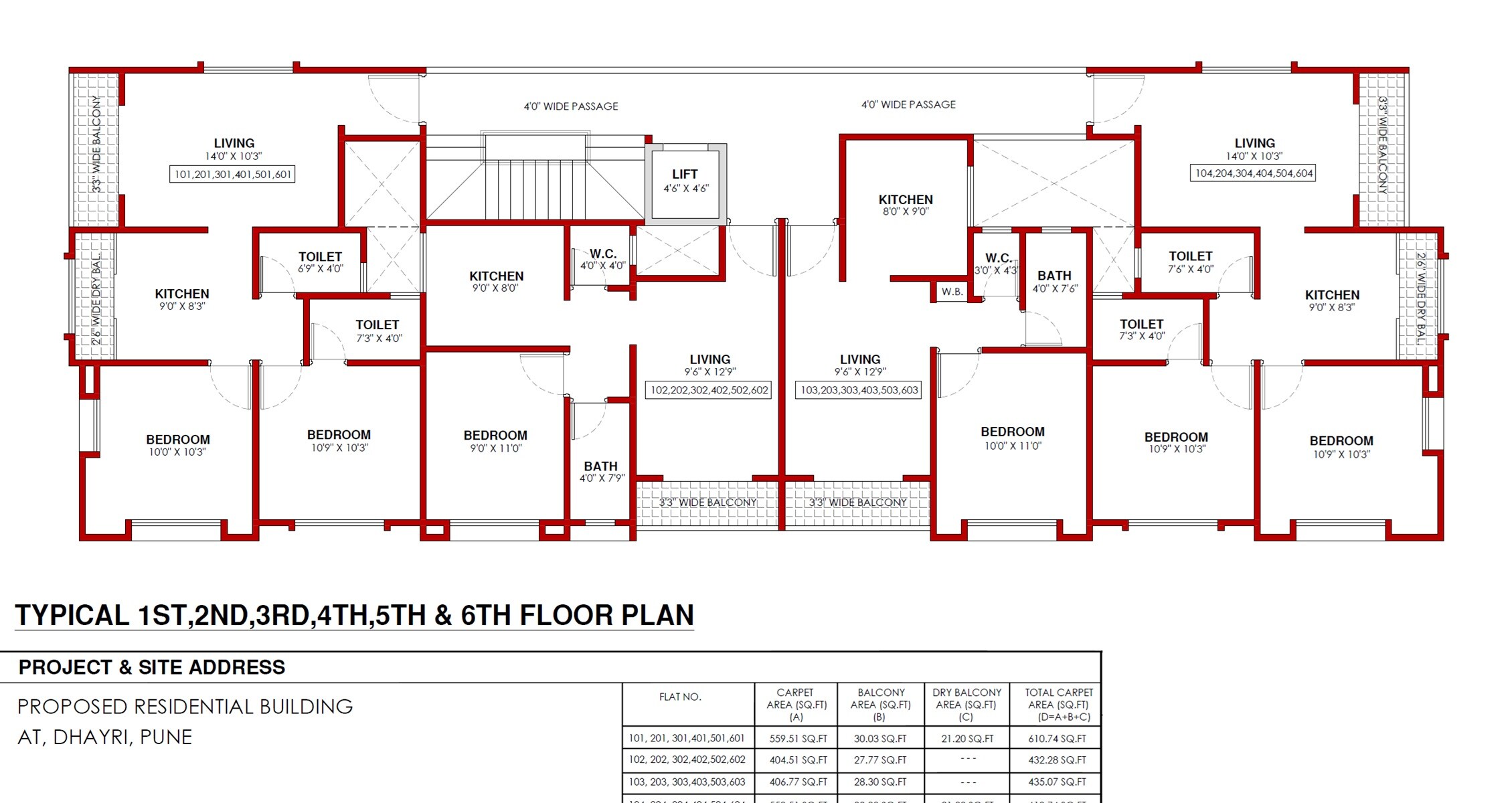 Arvima Prajakt Residence Floor Plans