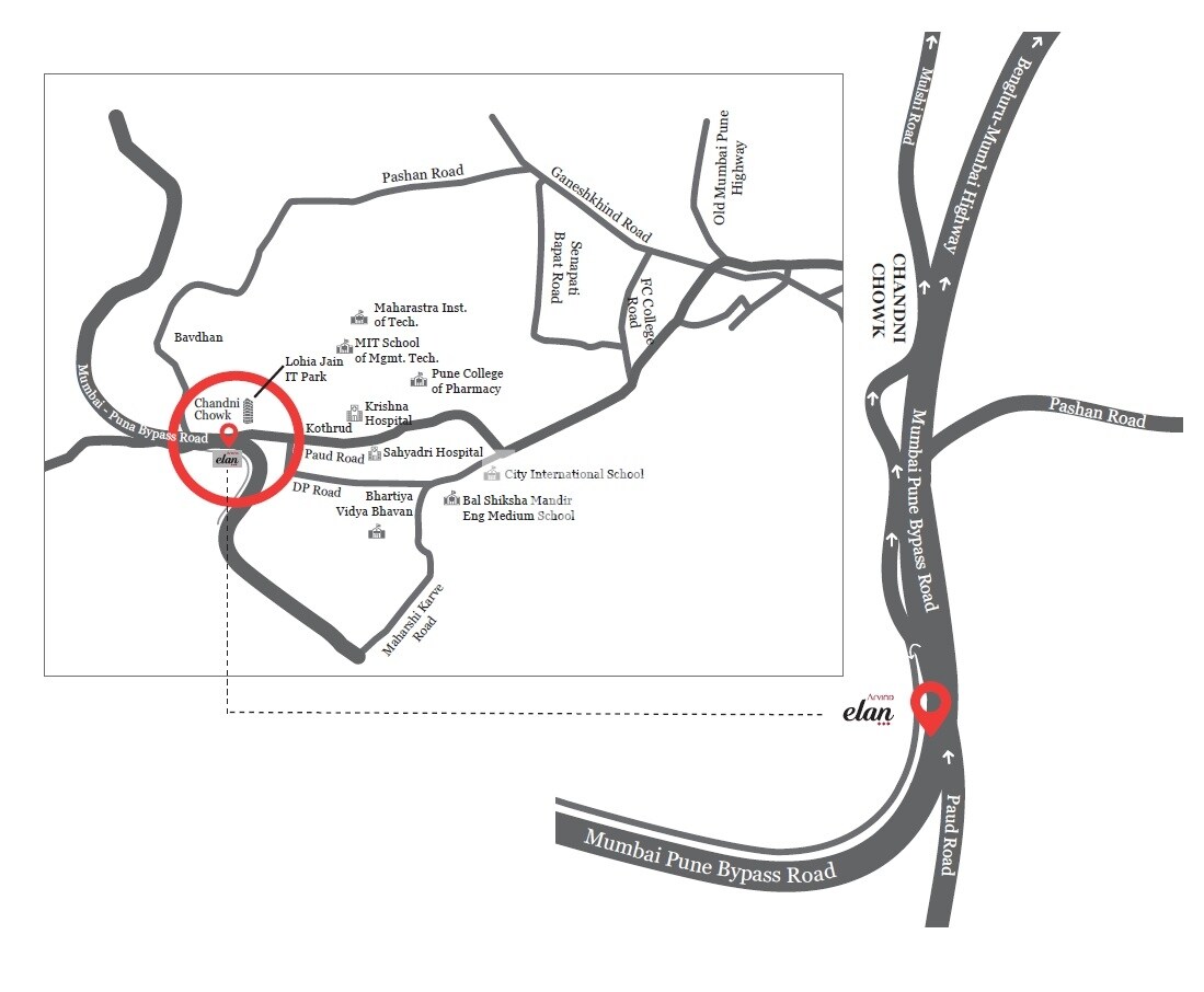 Arvind Elan Location Image