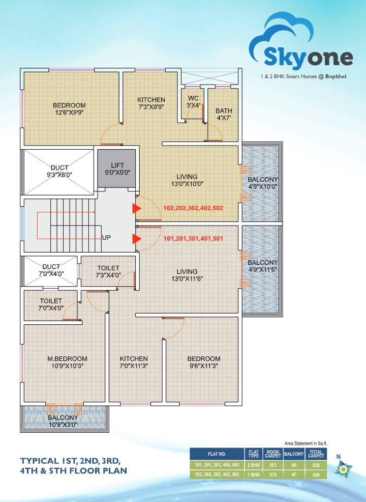 Arya Skyone Floor Plans