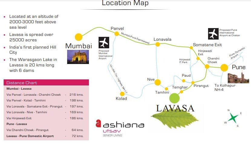 Ashiana Utsav Apartments Location Image