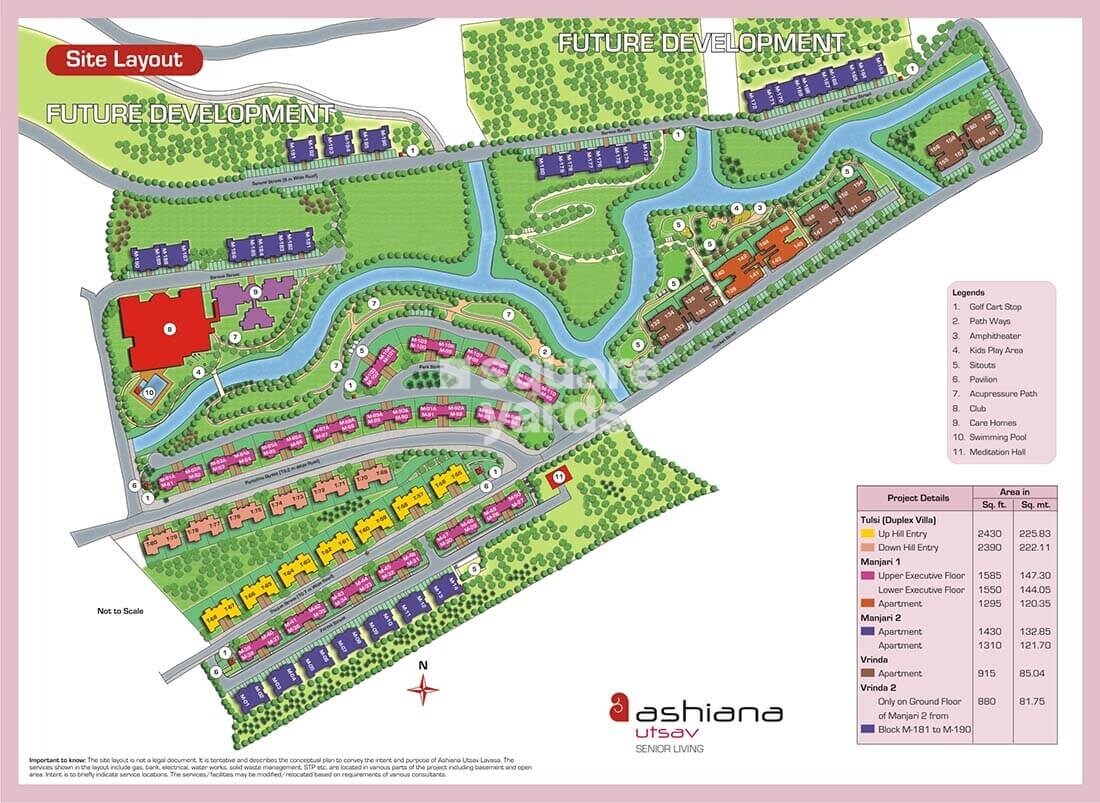 Ashiana Utsav Lavasa Apartments Master Plan Image