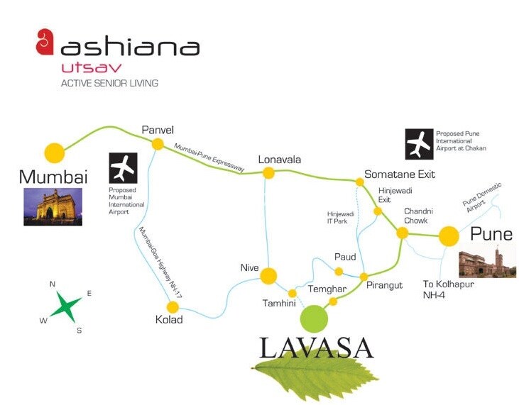 Ashiana Utsav Lavasa Apartments Location Image