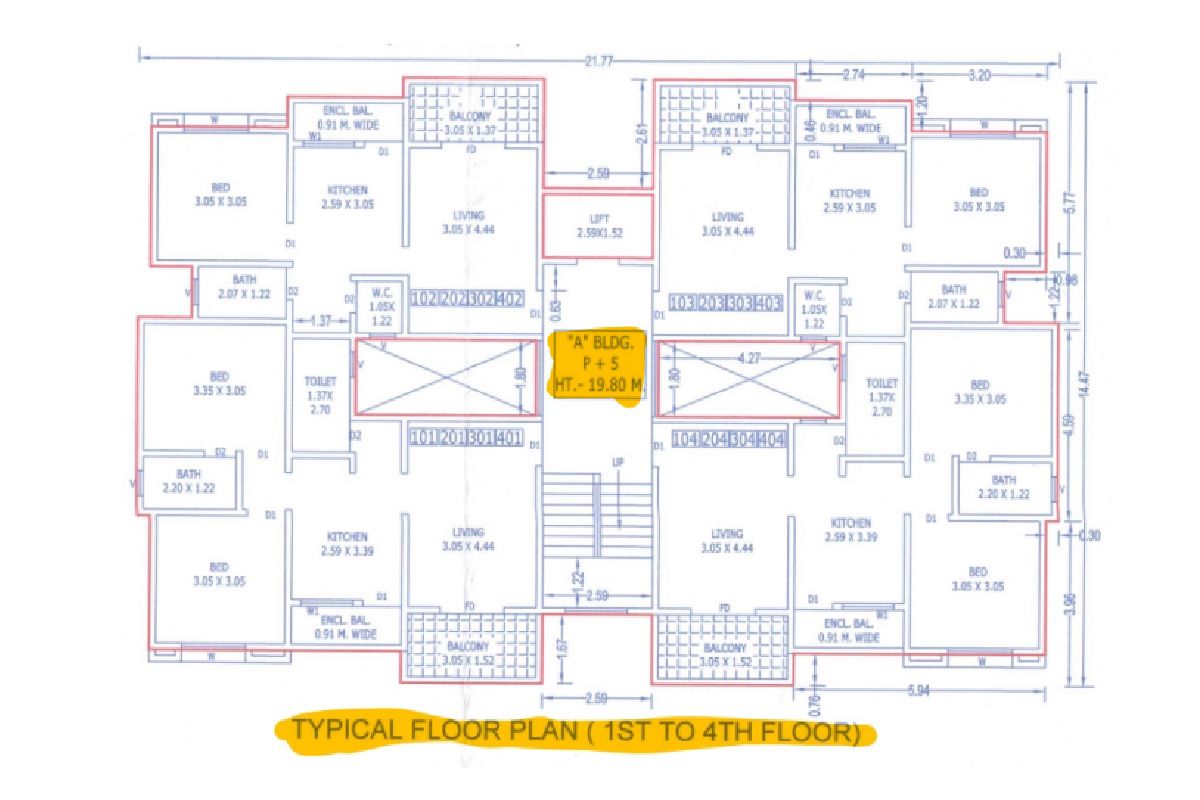 Ashish Anand Terraces Floor Plans
