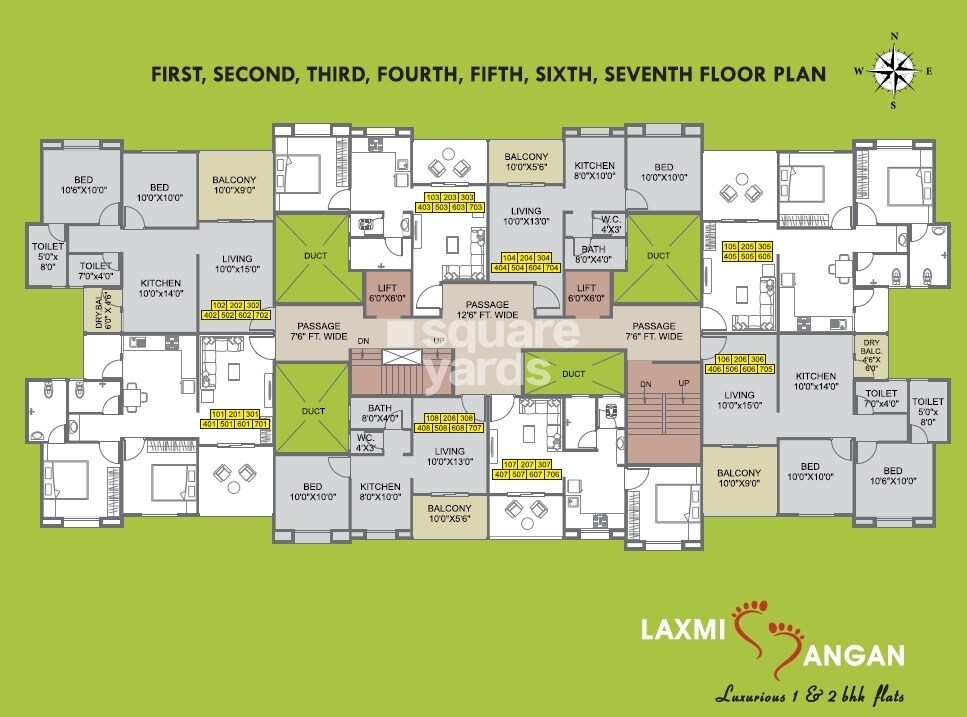 Ashish Laxmi Angan Floor Plans
