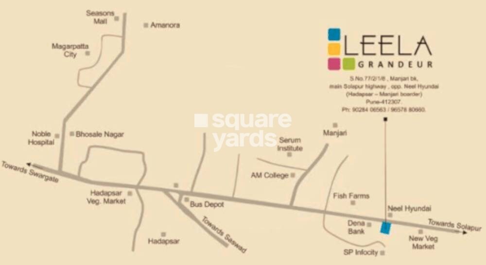 Ashtekar Leela Grandeur Location Image
