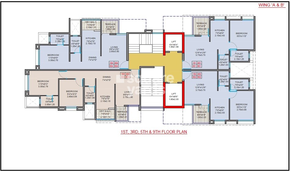 Aswani Galaxy Floor Plans 1