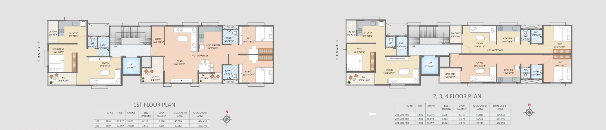 Atharva Manomay Residency Floor Plans