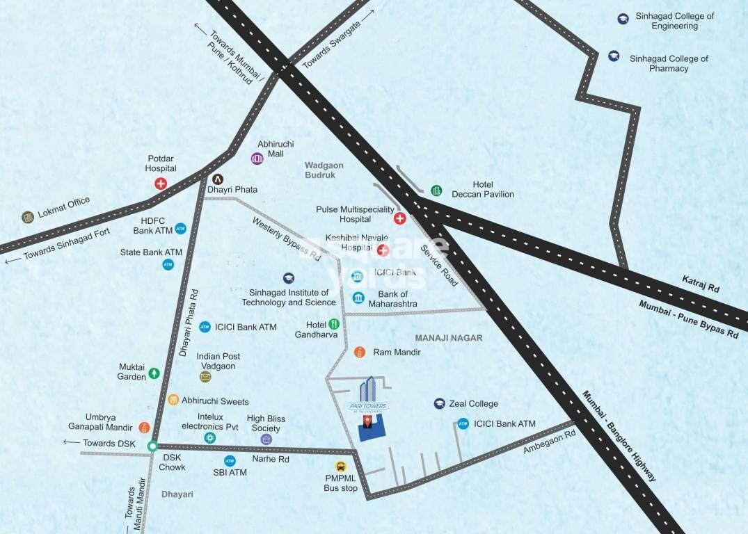 Atul Pari Towers Location Image