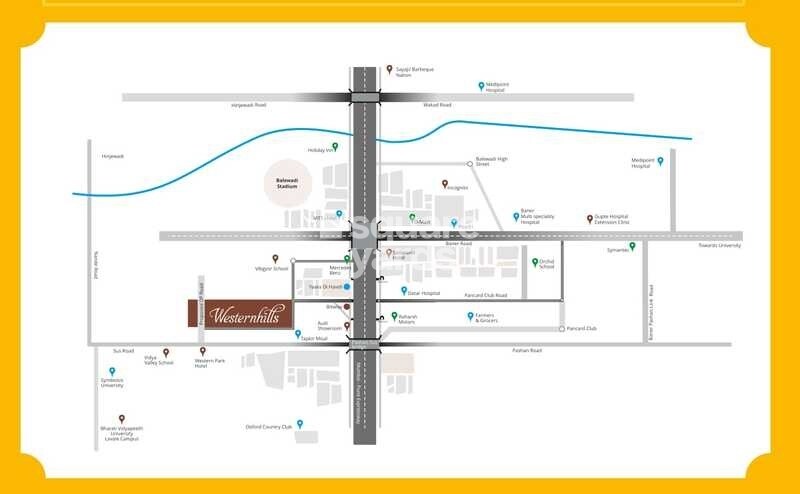 Atul WesternHills Apartment Location Image