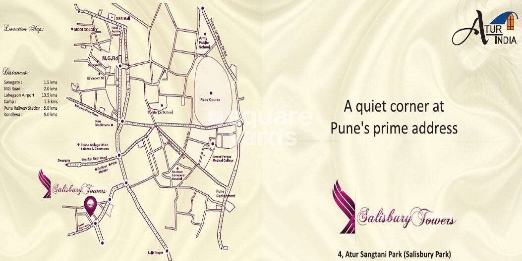 Atur Salisbury Towers Location Image