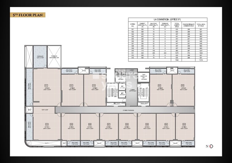 Aum La Commercia Floor Plans 1