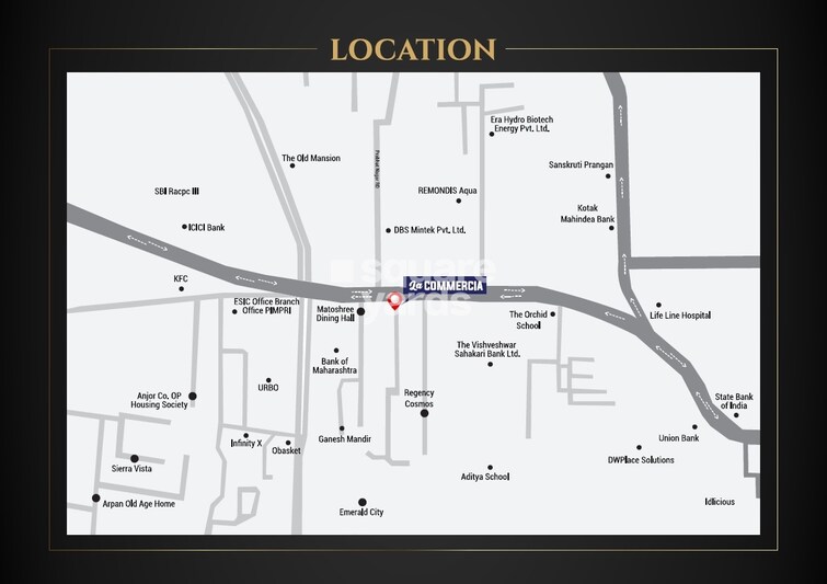 Aum La Commercia Location Image