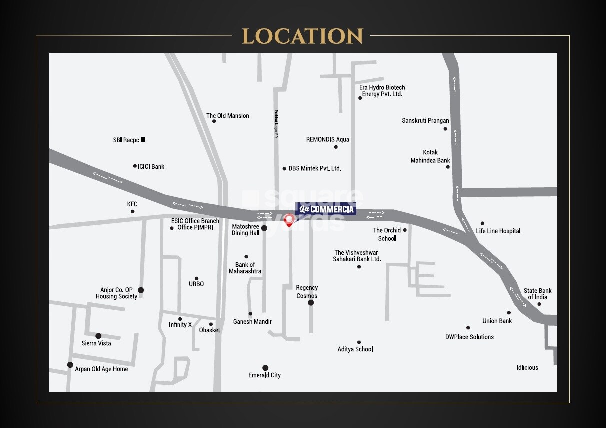 Aum La Commercia Location Image