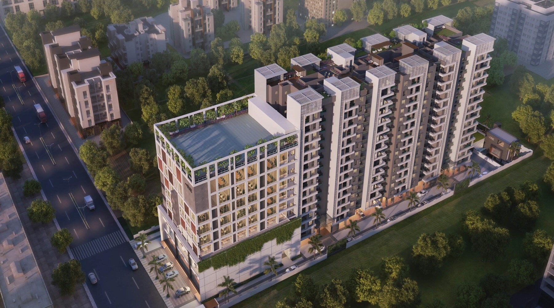 Austin One Tower View