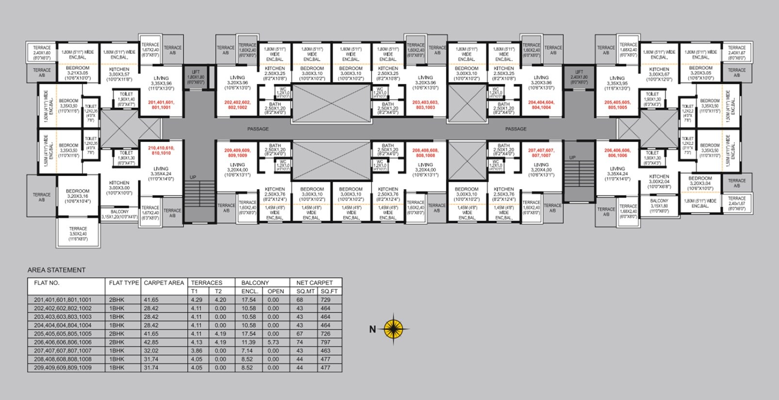 AV Vitthal Landmark Floor Plans