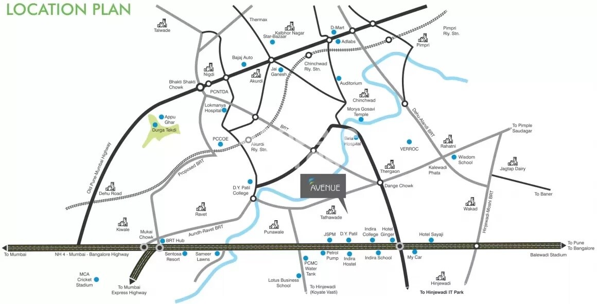 Avani 12th Avenue Location Image