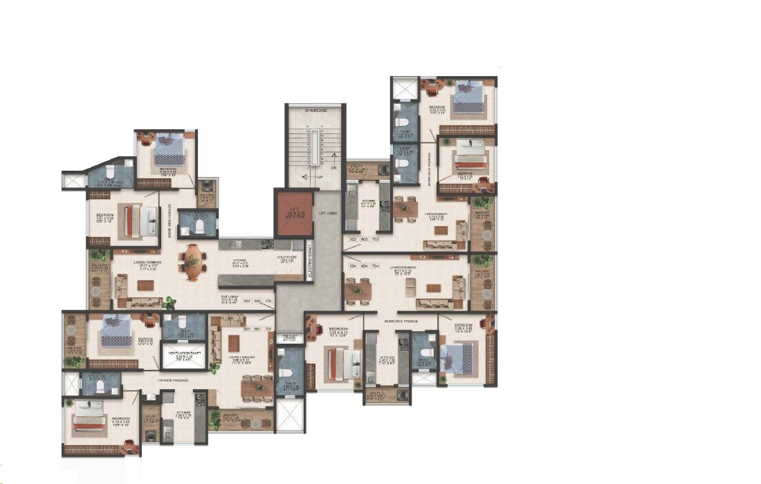 Avika Trinity Floor Plans