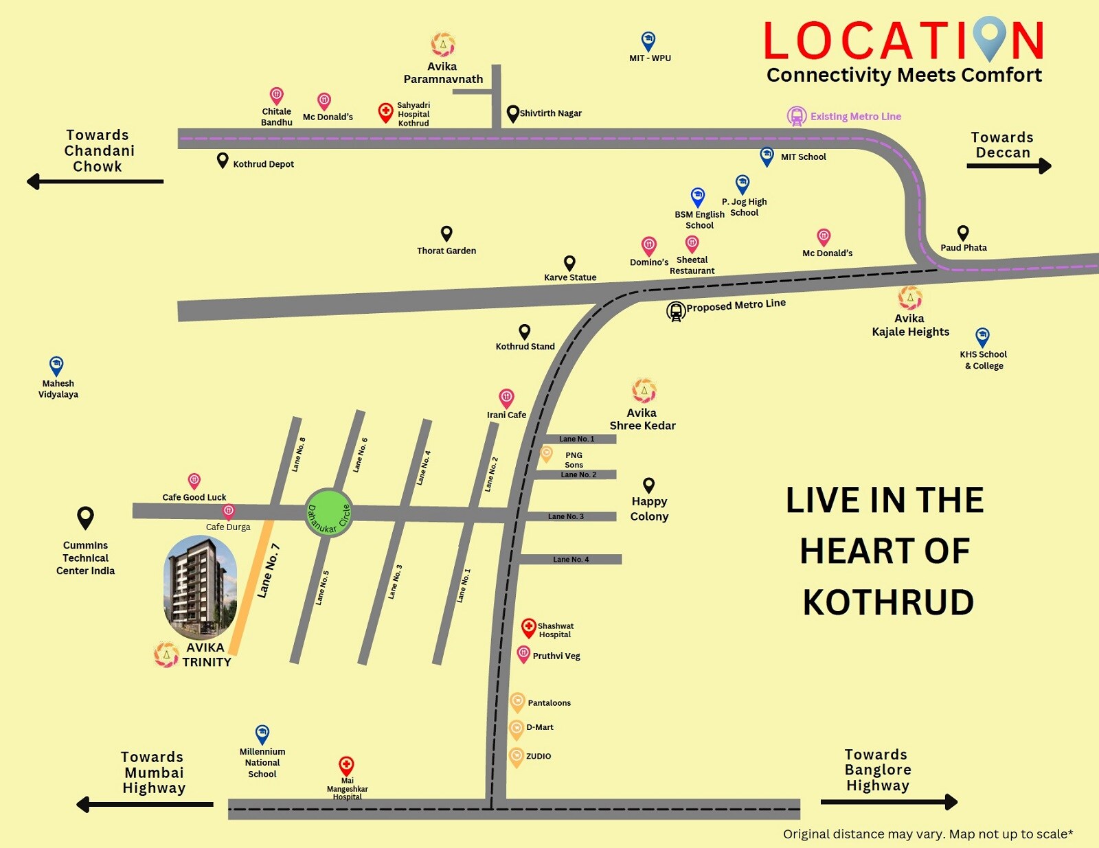 Avika Trinity Location Image