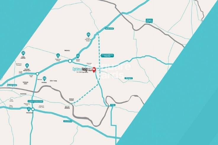 Avnee Optima Heights Location Image