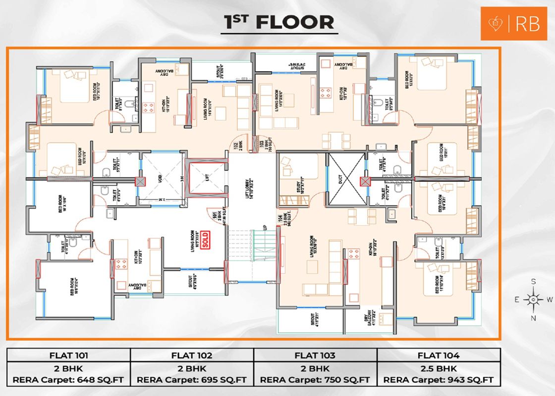 B U Bhandari Indrashri Floor Plans
