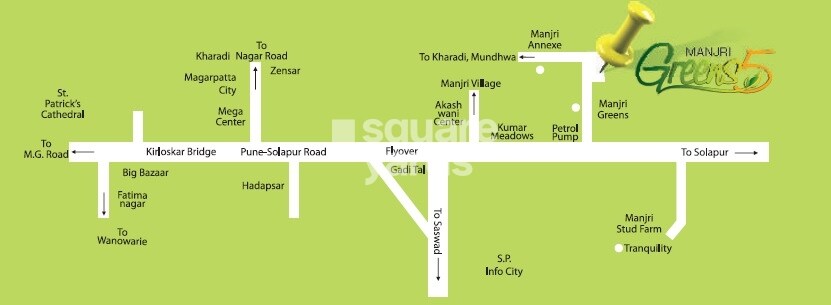 B K Jhala Manjri Greens V Location Image