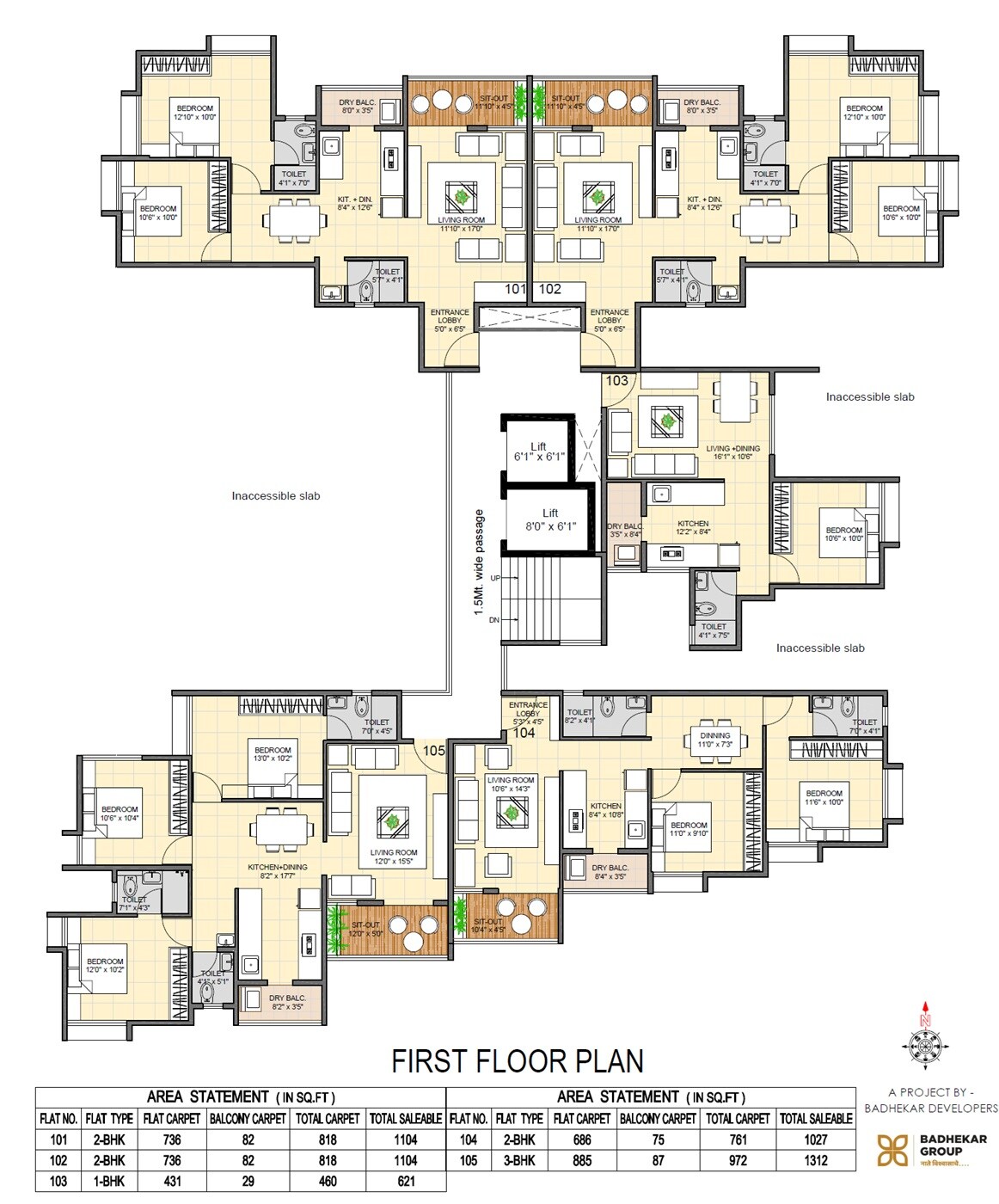 Badhekar Ankur Heights Floor Plans
