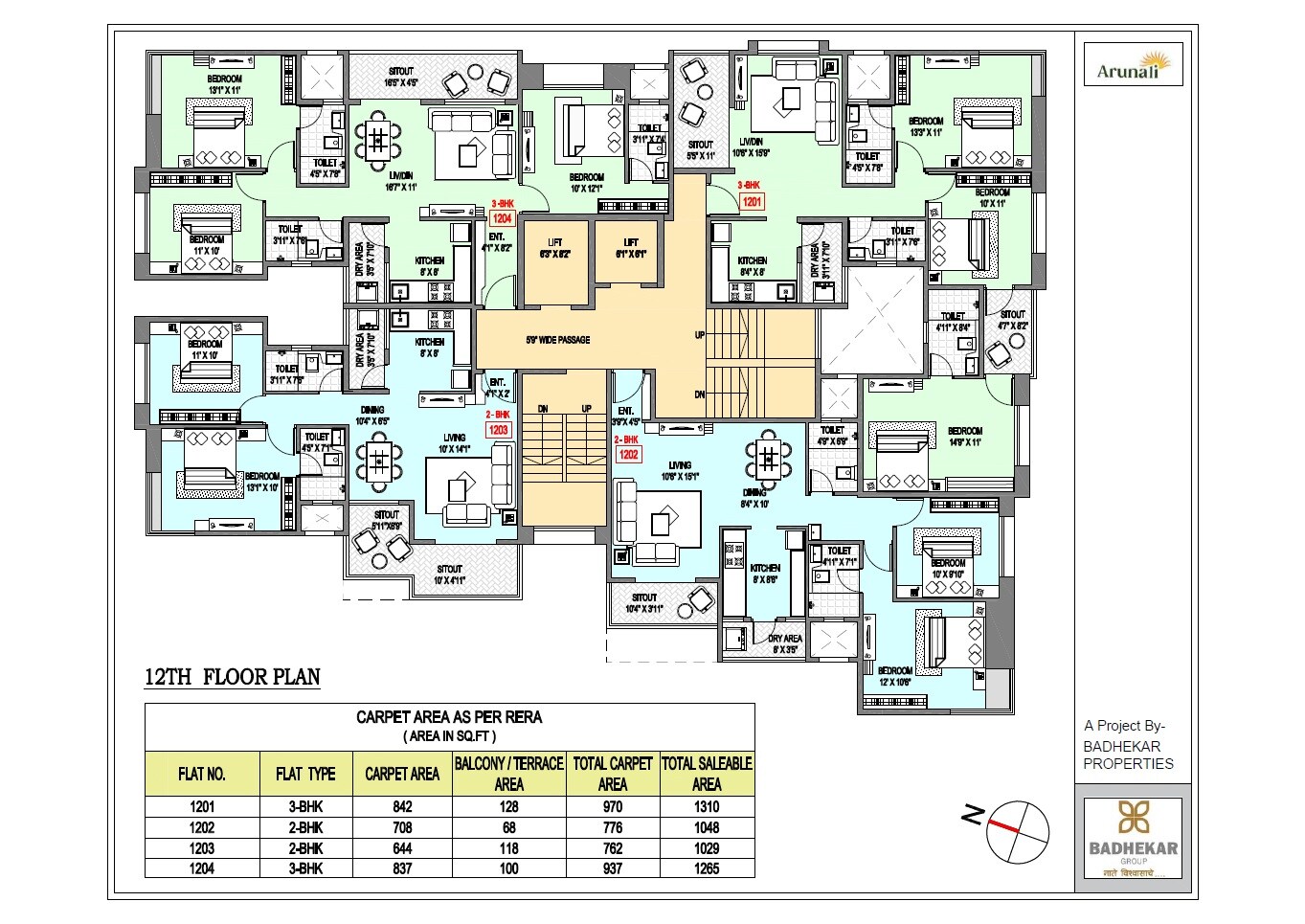 Badhekar Arunali Floor Plans 2
