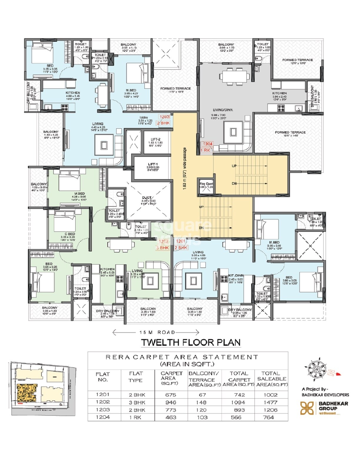 Badhekar Krishnakunj Floor Plans 12