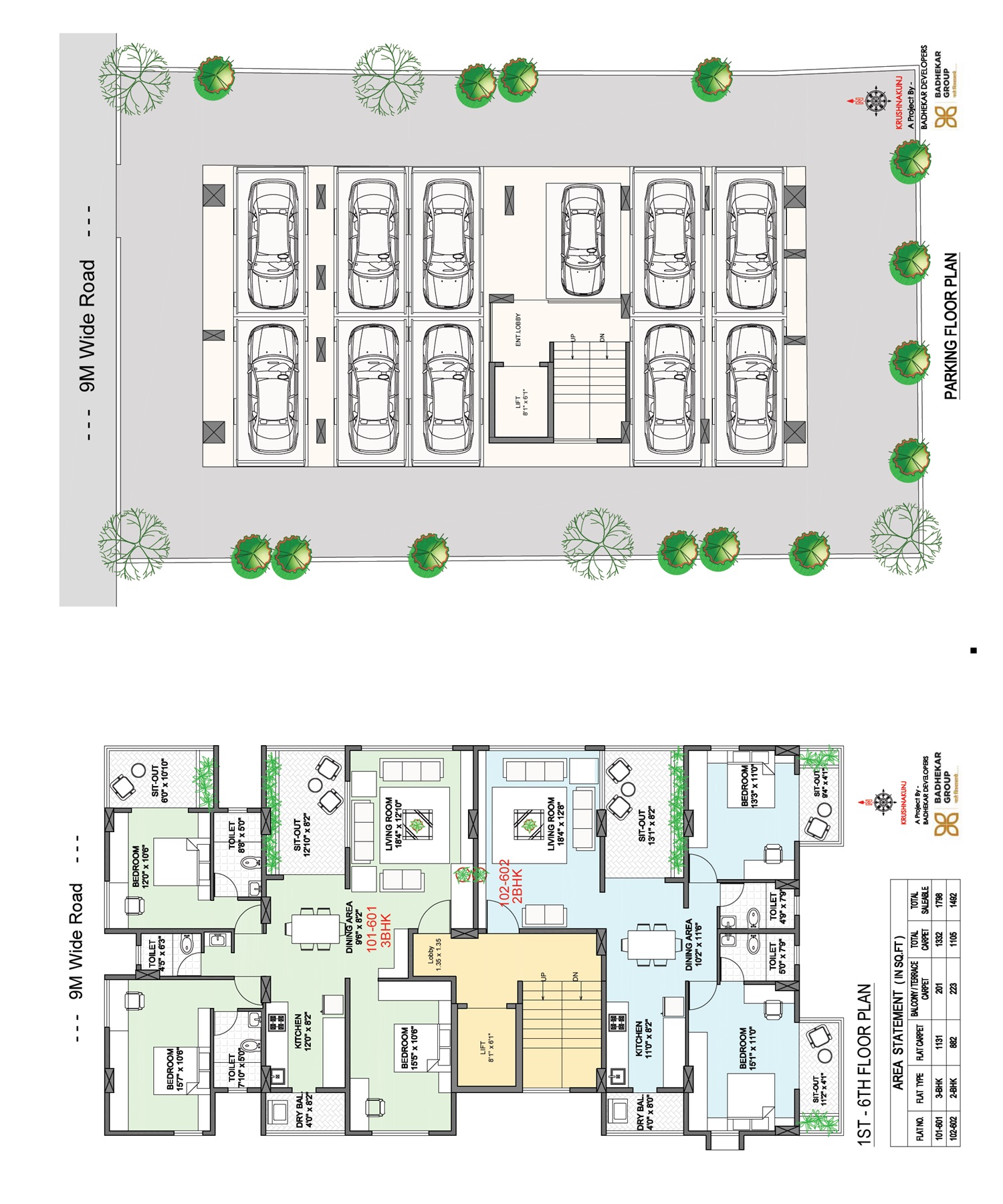 Badhekar Krushnakunj Floor Plans