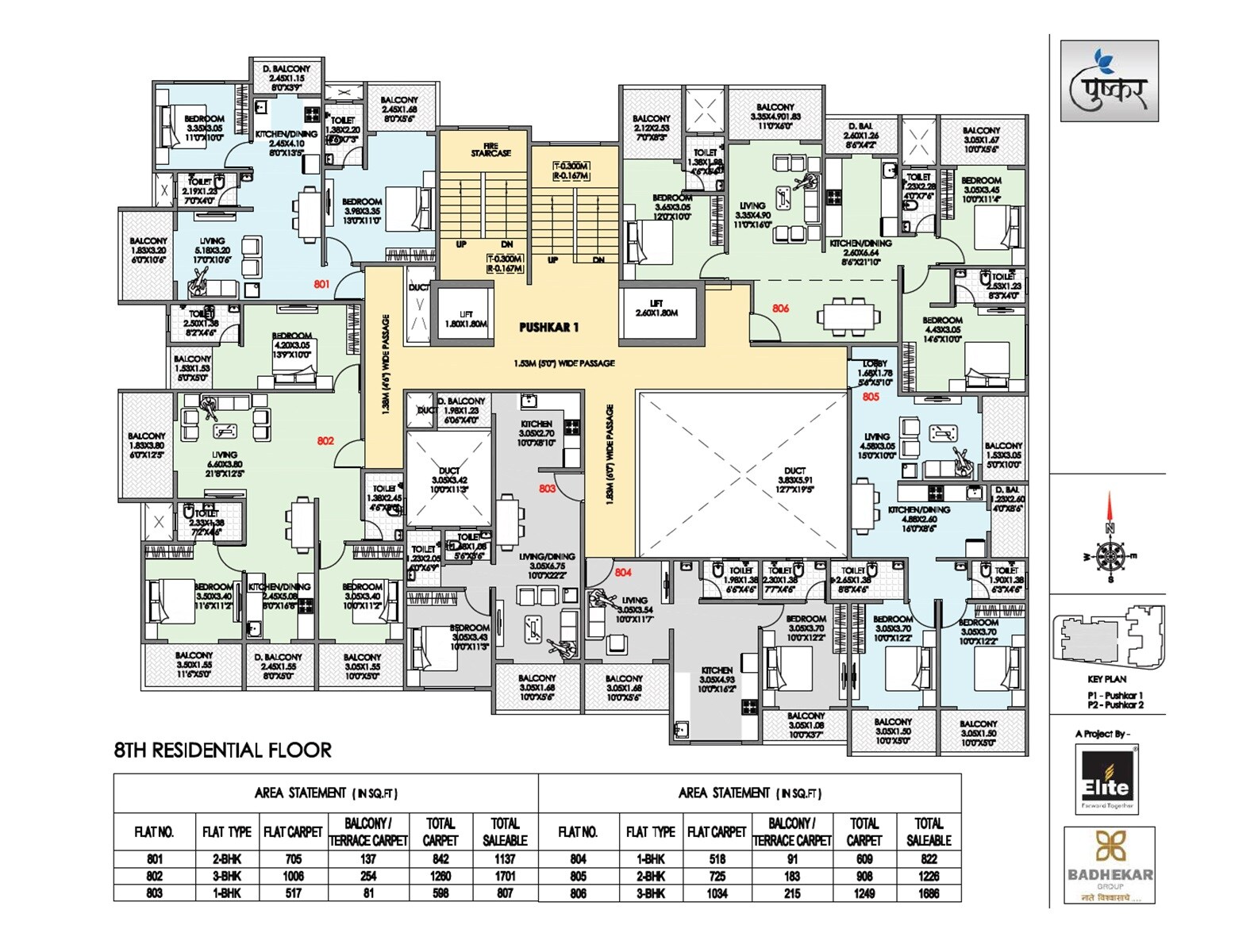 Badhekar Pushkar Floor Plans
