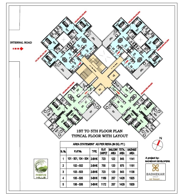 Badhekar Rising Hills Floor Plans 1