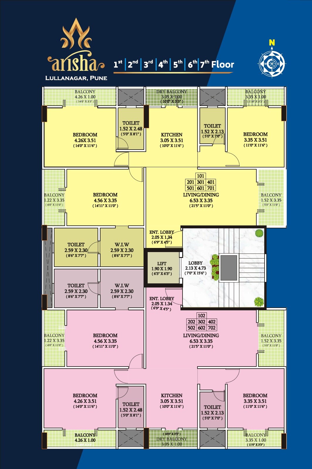 Bafna Arisha Floor Plans