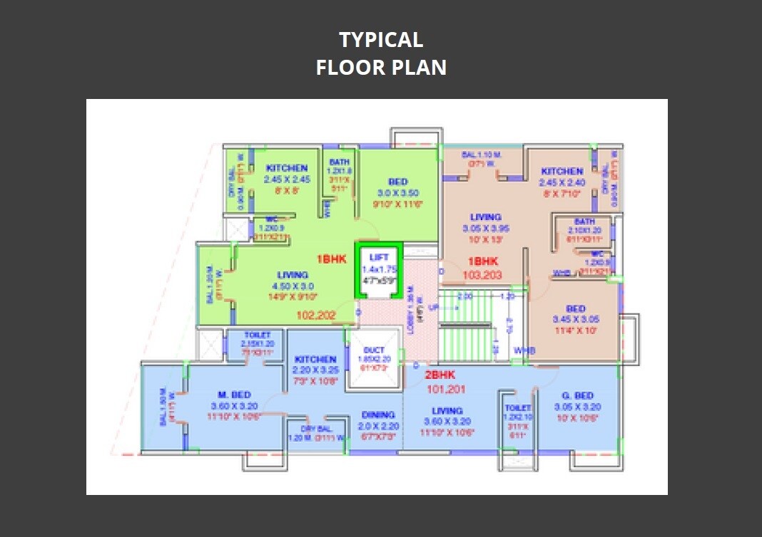 Balaji Blossom Floor Plans