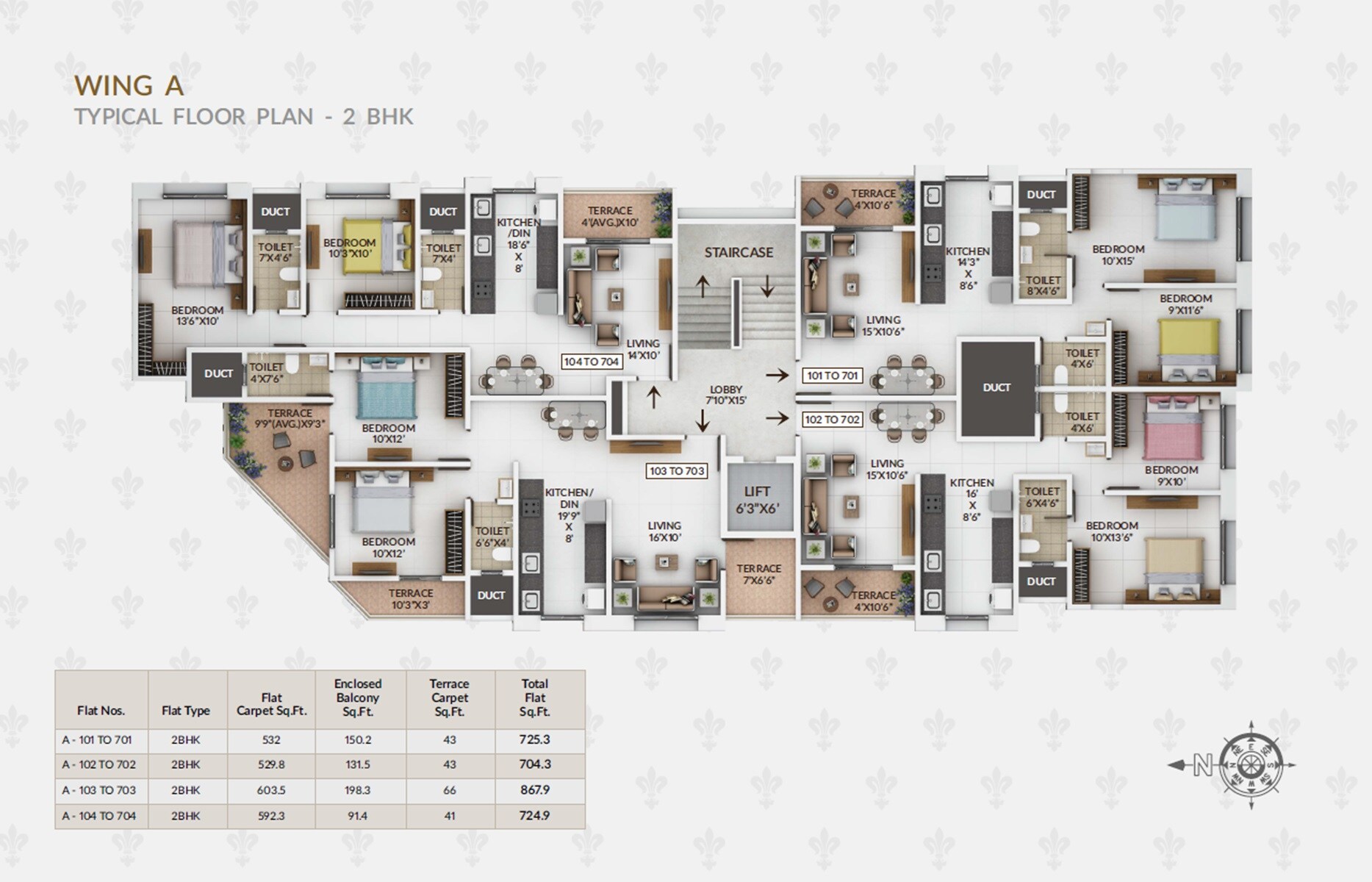 Balaji Oriana Nest Floor Plans 1