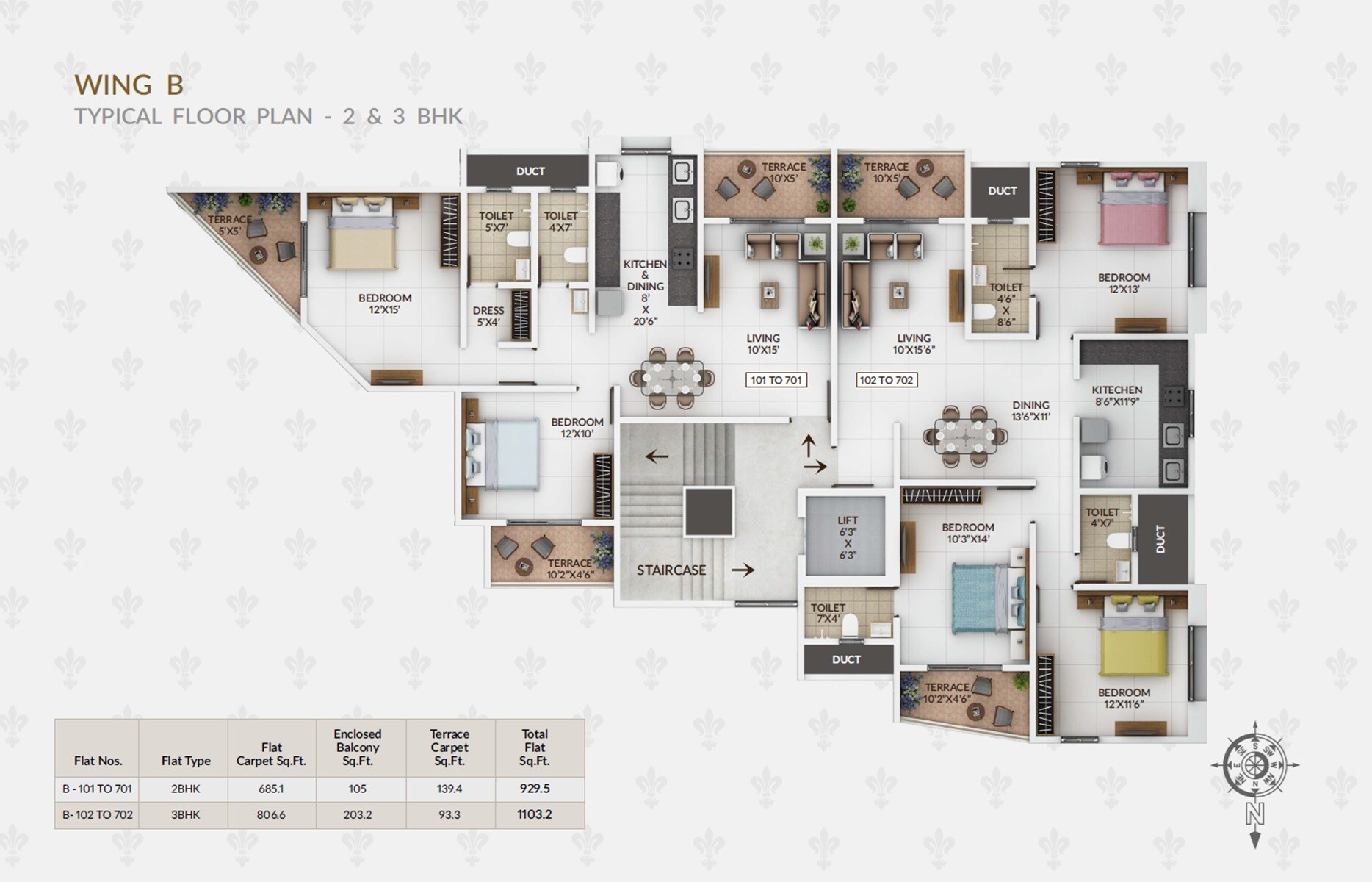 Balaji Oriana Nest Floor Plans 2
