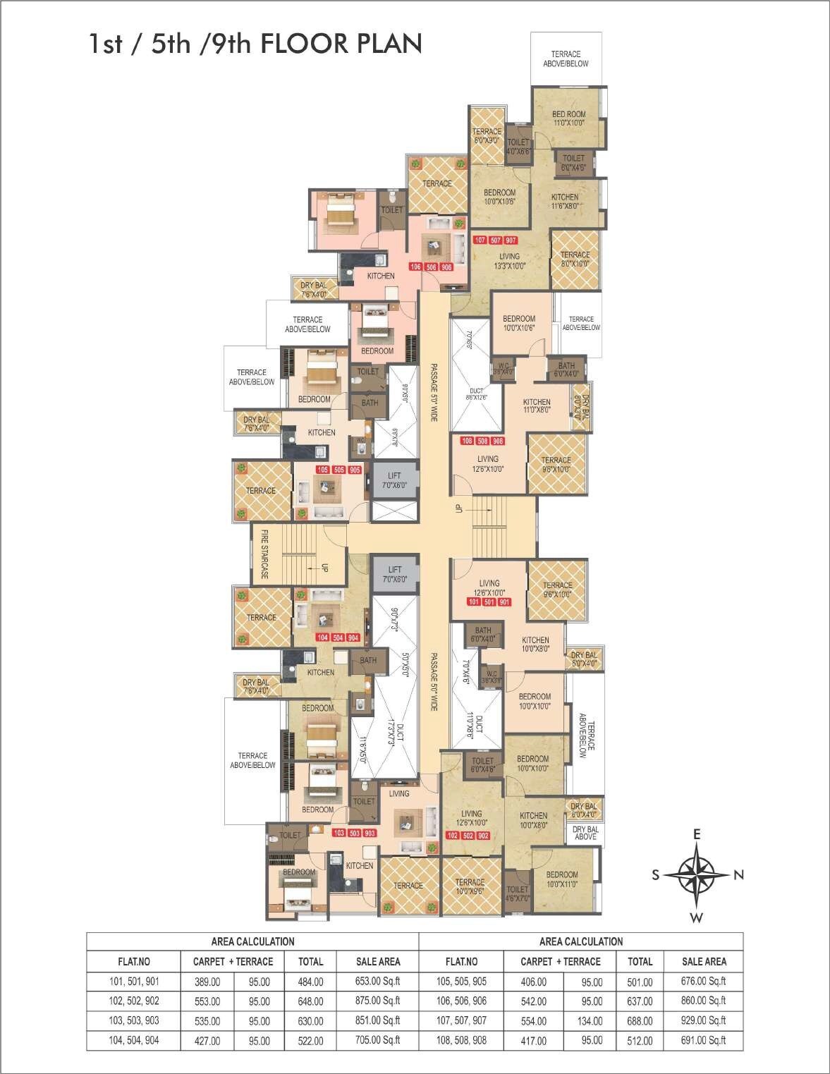 Balaji Vishwa Floor Plans 1