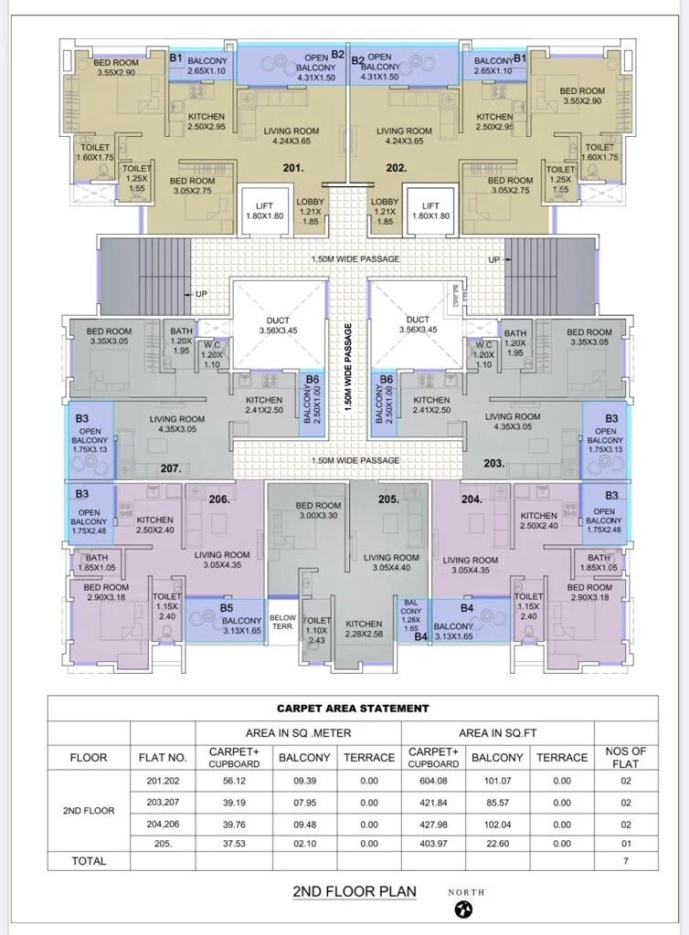 Bappa Towers Floor Plans