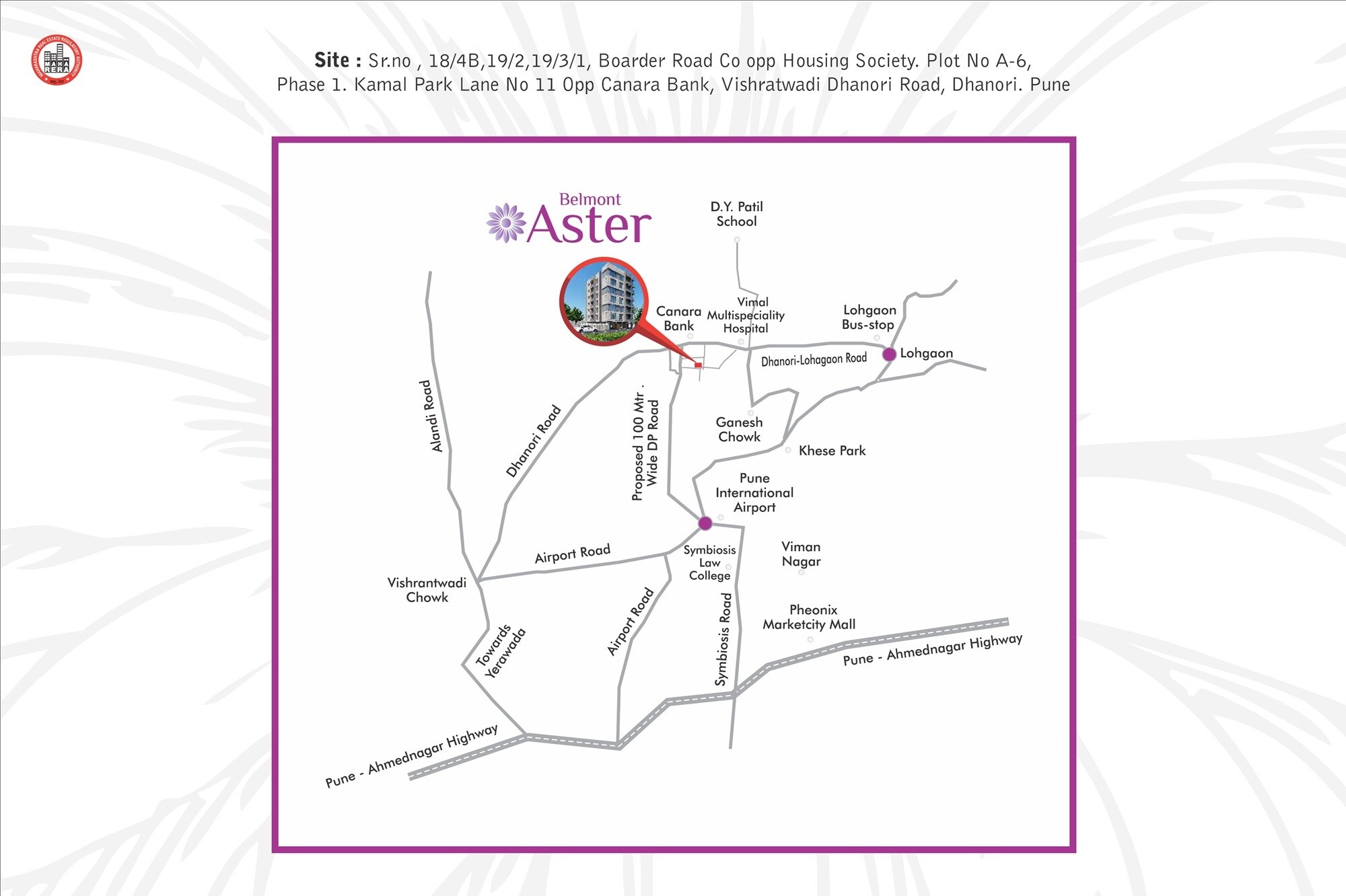 Belmont Aster Location Image