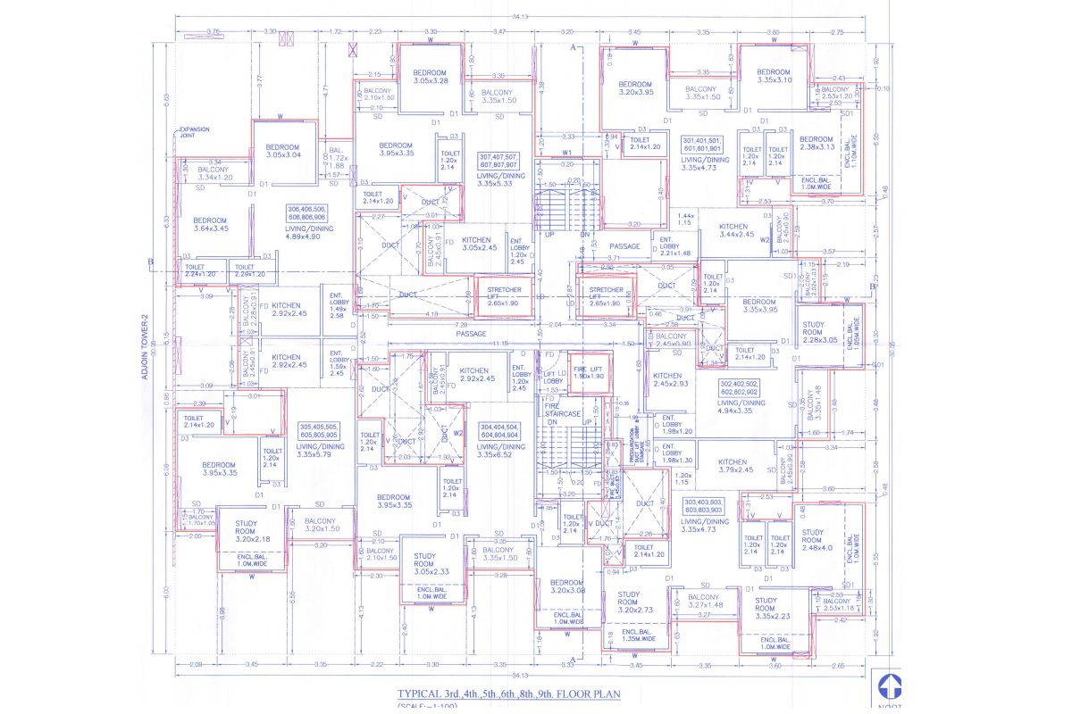 Belmont Skyone Floor Plans